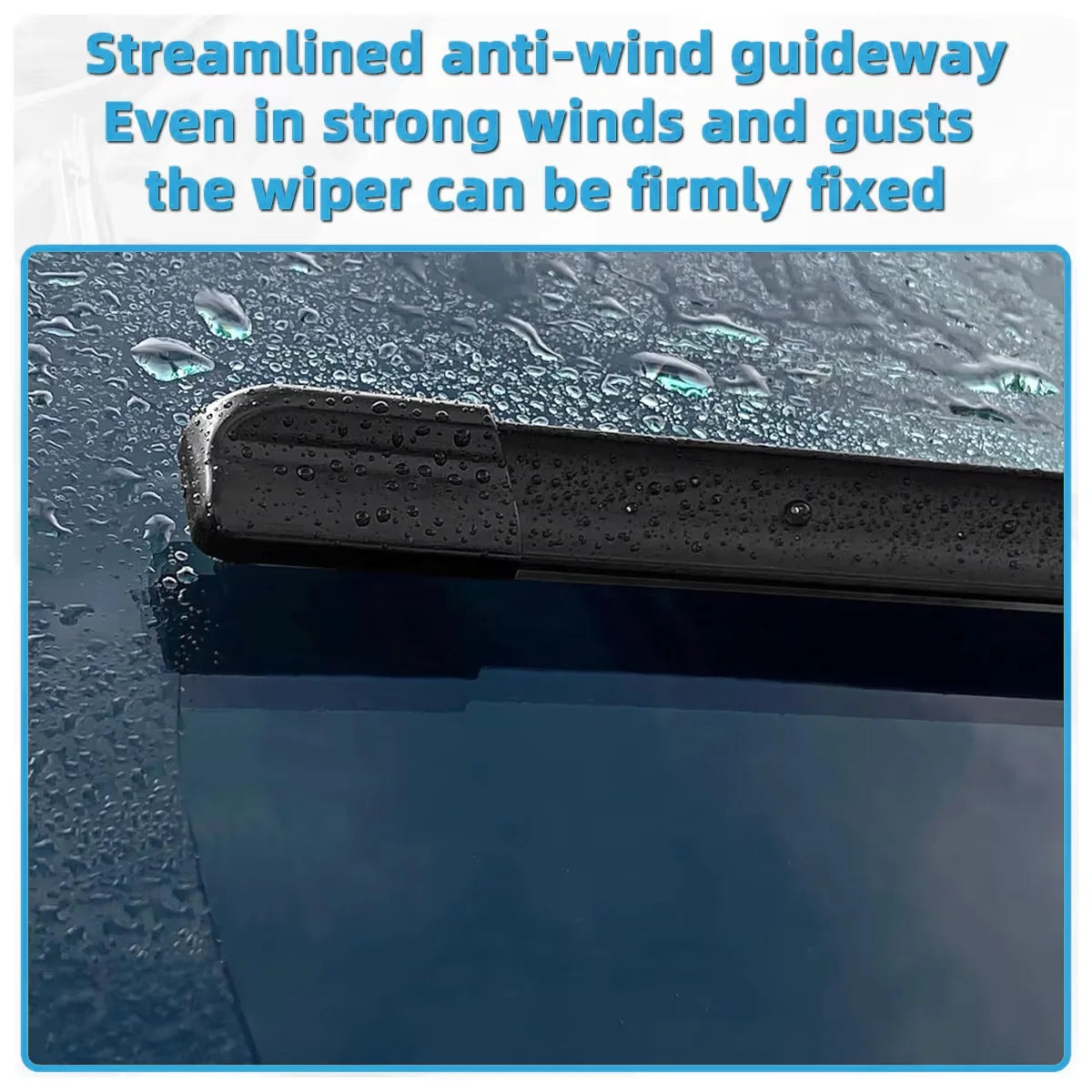 1PC of Car Windshield Wiper Blade J/U Universal Soft Rubber All Season Boneless Car Wiper Blade 12 "13" 14 "15" 16 "17" 18 "19"