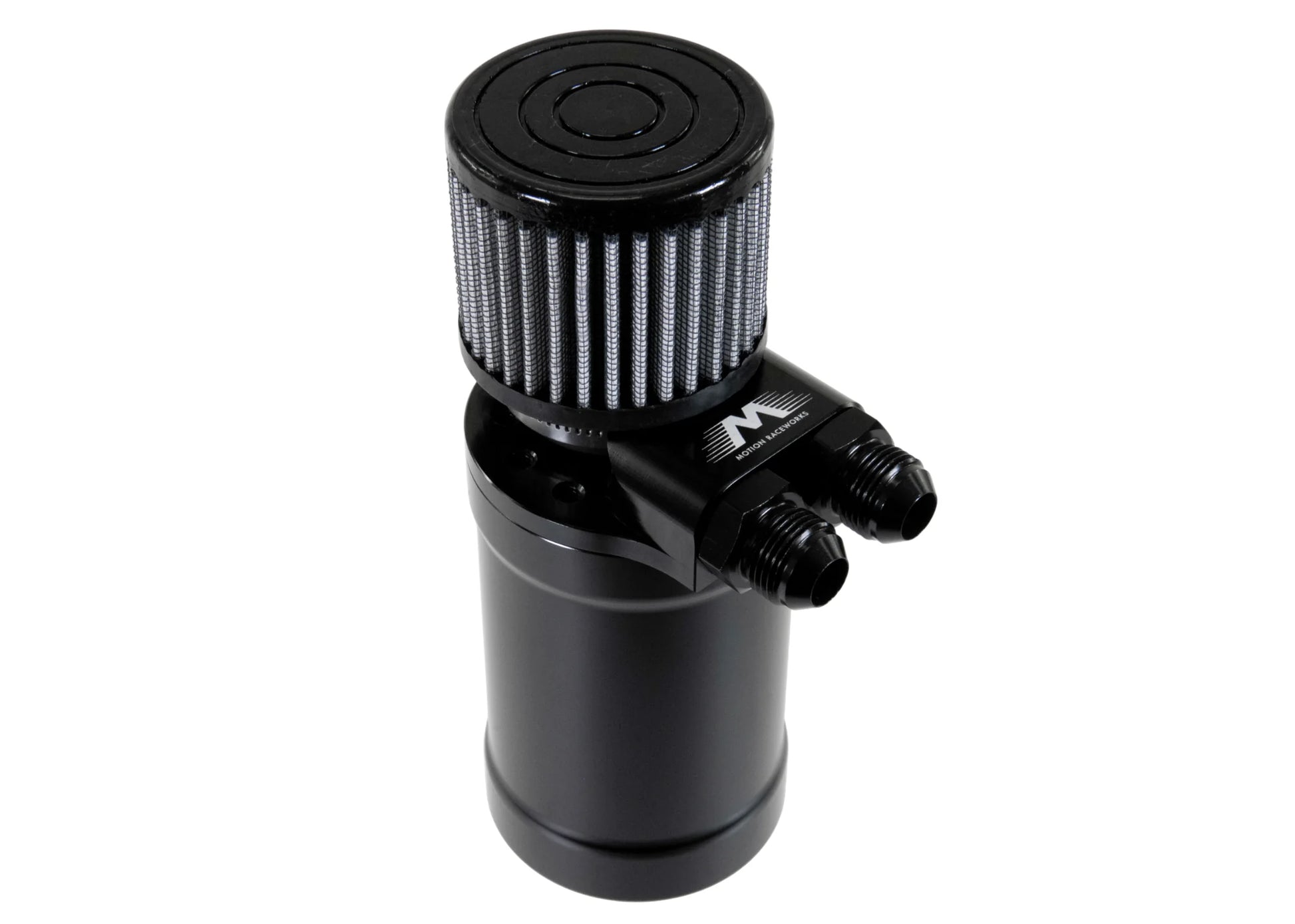 Top Loader Billet Internally Baffled Oil Catch Can (Dual 10AN Port)