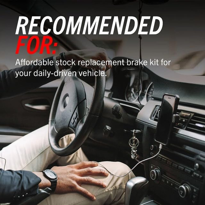 Front and Rear Brake Kit for Honda Civic 2009-11 - Z17 Ceramic Brake Pads & Disc Rotors Replacement, KOE4276