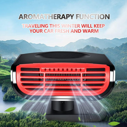12V 150W Car Heater, Portable Windshield Heater, Defogger, Defroster, Newly Upgrade 2 in 1 Fast Heating Vehicle Heater,Can Be Inserted into Cigarette Lighter Vine1
