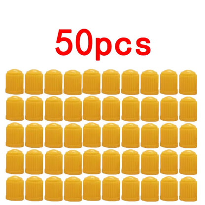 Tire Valve Dust Caps Stem Covers Plastic Car Wheel Tire Valve Tyre Stem Air Caps Auto Bike Bicycle Truck Motorcycle Accessories