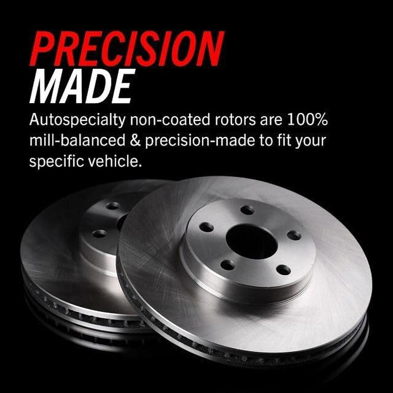 Front and Rear Brake Kit for Honda Civic 2009-11 - Z17 Ceramic Brake Pads & Disc Rotors Replacement, KOE4276