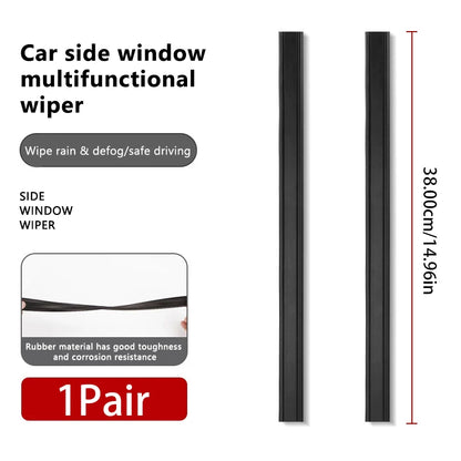 AUTOMECHANIST Car Window Wiper Car Window Lift Rubber Cleaning Strip Auto Side Window Filler Noise Insulation Window Clear View